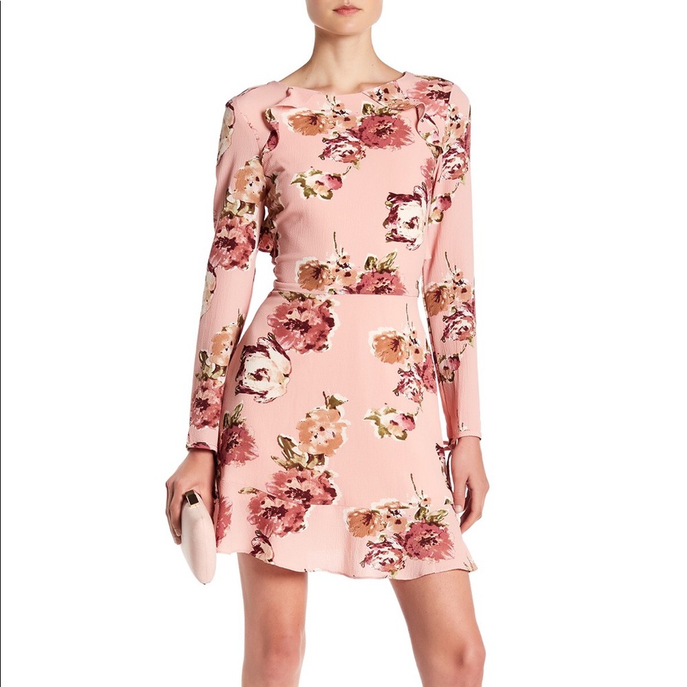 Pink Floral Spring Dress